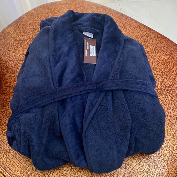 Hudson Other - Hudson Park Collection Velour Robe Turkey Cotton L/Xl MSRP $135